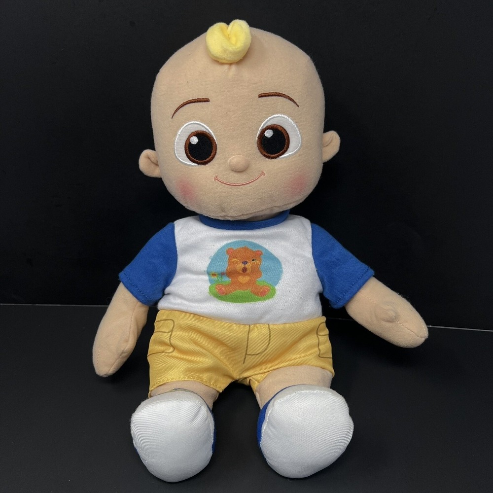 CoComelon Interactive Plush Toy Boo Boo Sings Talk Areas Light Up 13"